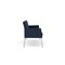 Lesro Mystic Lounge Reception Sofa, Silver, RF Blueberry Back, MD Ink Seat, RF Blueberry Arm Panels ML1601 - alternate 2
